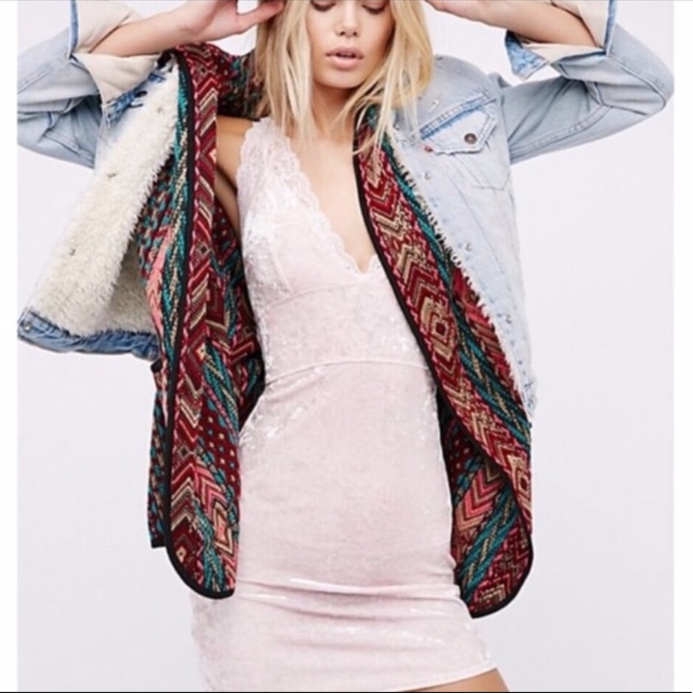 Free People viper velvet chemise